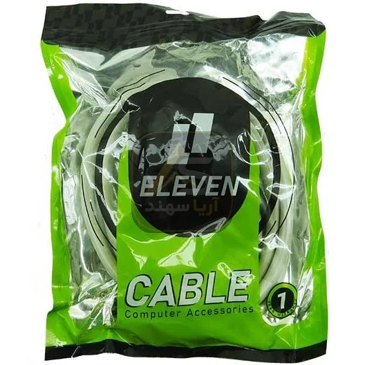 کابل برق کامپیوتر ELEVEN به طول 3 متر کد 521 - فروشگاه آریا سهند